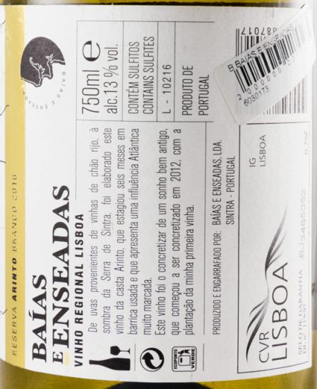 2016 Baías e Enseadas Reserva Arinto white