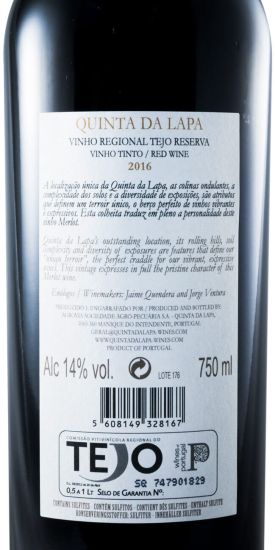 2016 Quinta da Lapa Merlot Reserva tinto