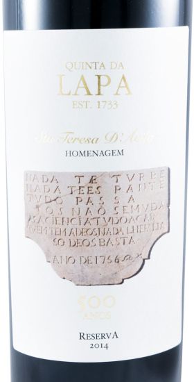 2014 Quinta da Lapa Reserva Homenagem red