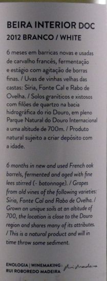 2012 Beyra Superior branco
