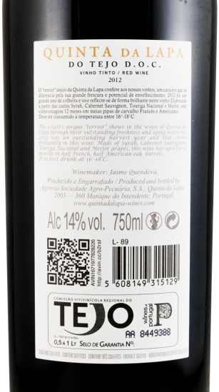 2012 Quinta da Lapa Reserva tinto