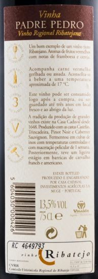2002 Casa Cadaval Padre Pedro tinto
