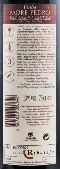 2005 Casa Cadaval Padre Pedro red