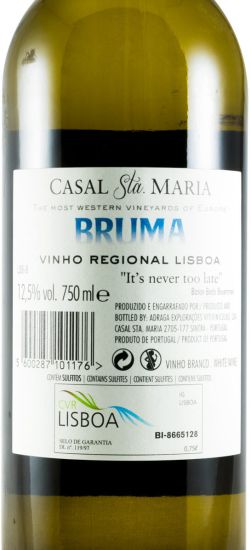 2016 Casal Sta. Maria Bruma white