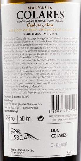 2014 Casal Sta. Maria Malvasia Colares branco 50cl
