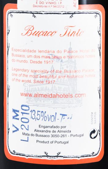 2010 Buçaco Vinha da Mata red