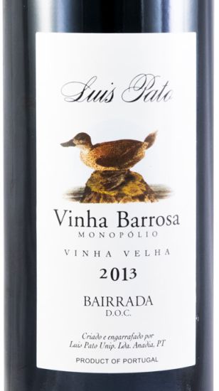 2013 Luís Pato Vinha Barrosa red
