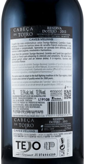2013 Cabeça de Toiro Reserva tinto 3L
