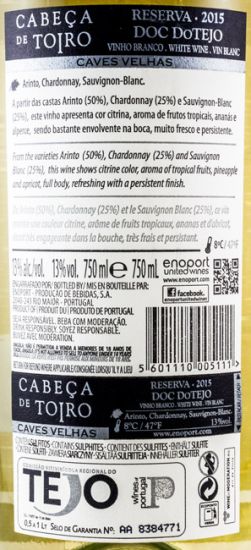 2015 Cabeça de Toiro Reserva branco