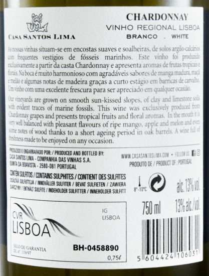 2017 Casa Santos Lima Chardonnay branco