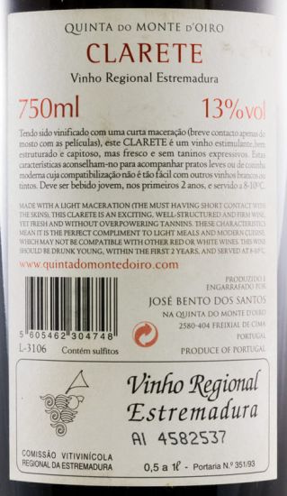 2006 Clarete Quinta do Monte d'Oiro