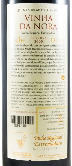 2000 Quinta do Monte d'Oiro Vinha da Nora tinto