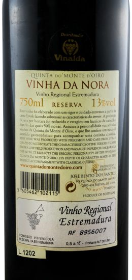 2002 Quinta do Monte d'Oiro Vinha da Nora tinto