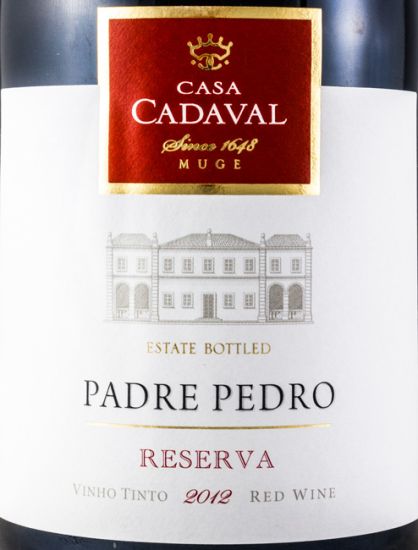 2012 Casa Cadaval Padre Pedro Reserva red