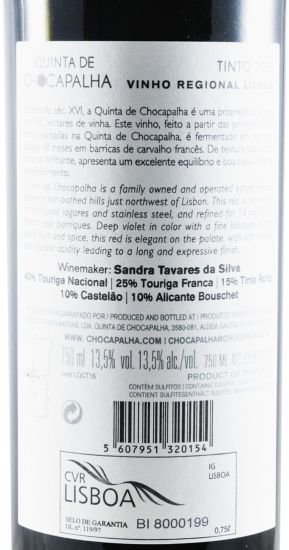 2015 Quinta de Chocapalha red