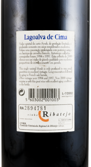 2000 Quinta da Lagoalva de Cima Syrah tinto