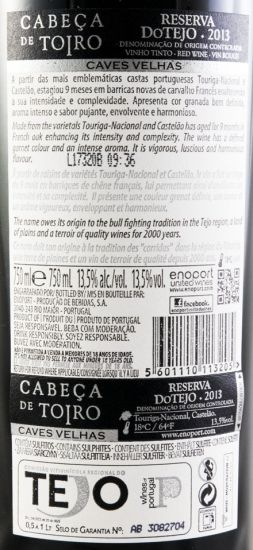 2013 Cabeça de Toiro Reserva tinto