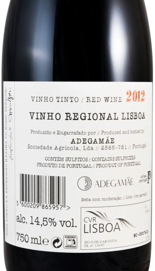 2012 Adega Mãe Terroir red