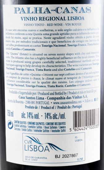 2014 Casa Santos Lima Palha-Canas tinto