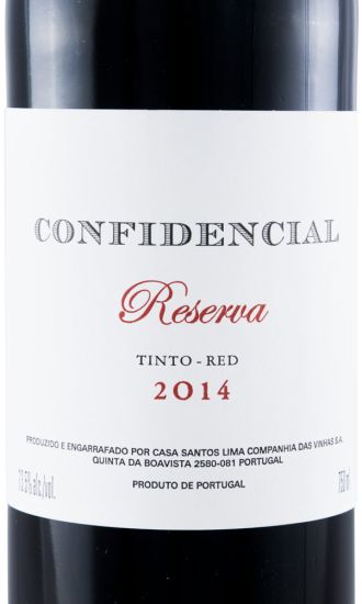 2014 Casa Santos Lima Confidencial Reserva red