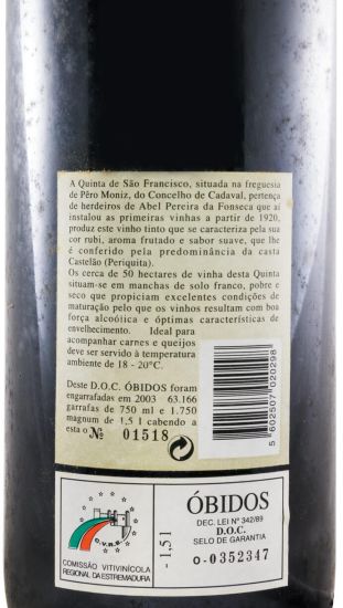 2000 Quinta de S. Francisco red 1.5L