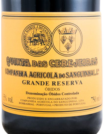 2012 Quinta das Cerejeiras Grande Reserva tinto
