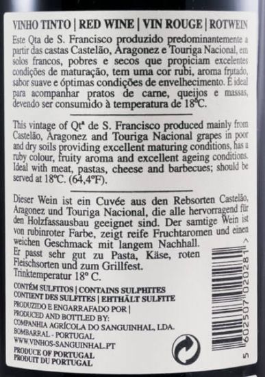 2017 Quinta de S. Francisco tinto