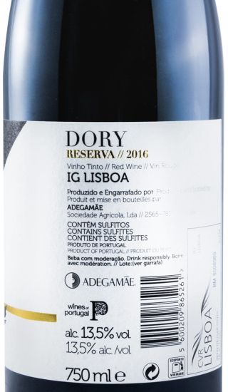 2016 Dory Reserva red