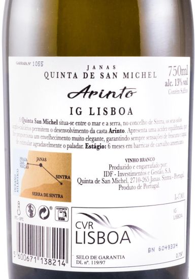 2017 Quinta de San Michel Arinto branco
