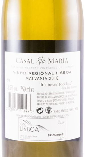 2018 Casal Sta. Maria Malvasia branco