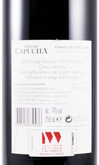 2012 Vale da Capucha Vinha Teimosa tinto