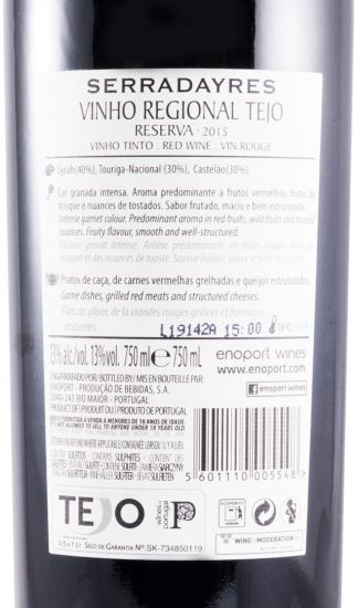 2015 Serradayres Reserva tinto