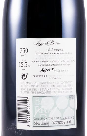 2017 Niepoort Lagar de Baixo tinto