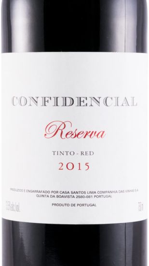 2015 Casa Santos Lima Confidencial Reserva tinto