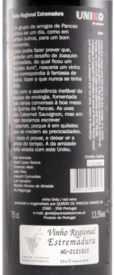 2003 Uniko de Pancas red