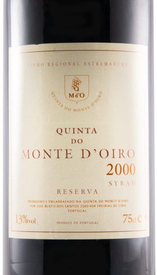 2000 Quinta do Monte d'Oiro Reserva red
