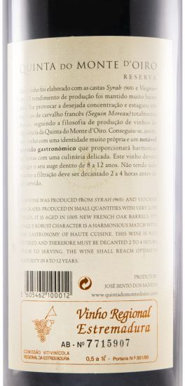 2000 Quinta do Monte d'Oiro Reserva red