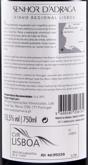 2013 Casal Sta. Maria Senhor d'Adraga tinto
