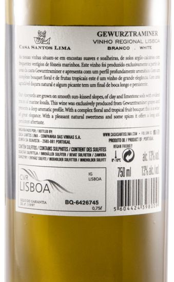 2019 Casa Santos Lima Gewurztraminer branco