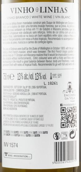 Vinho das Linhas white