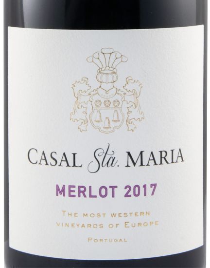 2017 Casal Sta. Maria Merlot red