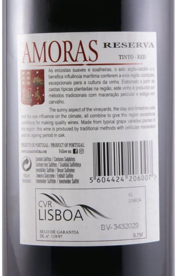 2018 Casa Santos Lima Amoras Reserva tinto