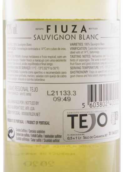 2020 Fiuza Sauvignon Blanc branco