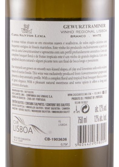 2020 Casa Santos Lima Gewürztraminer branco