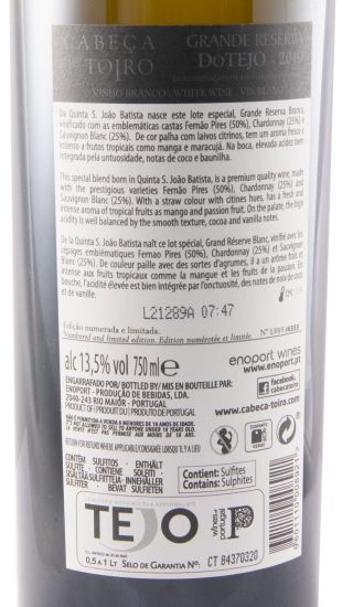 2019 Cabeça de Toiro Grande Reserva branco