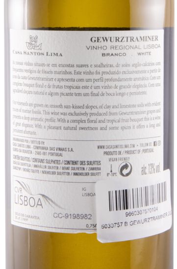 2021 Casa Santos Lima Gewürztraminer branco
