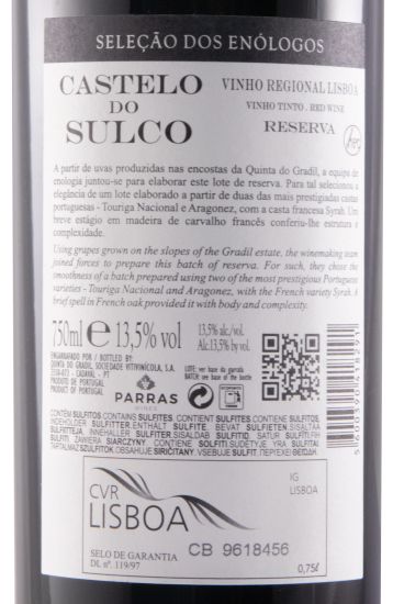 2020 Castelo do Sulco Seleção dos Enólogos Reserva red