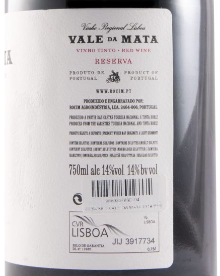 2019 Rocim Vale da Mata Reserva tinto