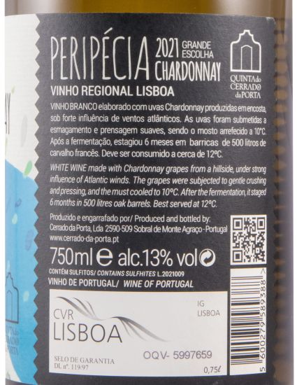 2021 Peripécia Chardonnay Grande Escolha white
