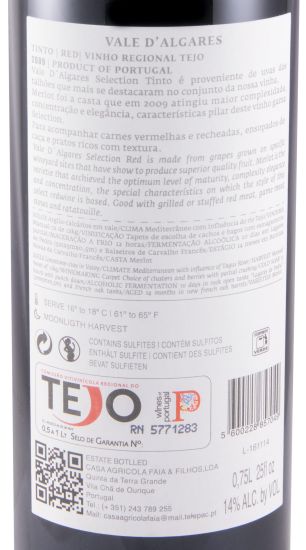 2009 Vale d'Algares Selection tinto